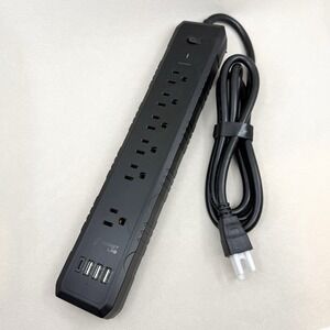 Secretlab Power Strip Surge Protector 6 AC Outlets 3 USB-A 1 USB-C